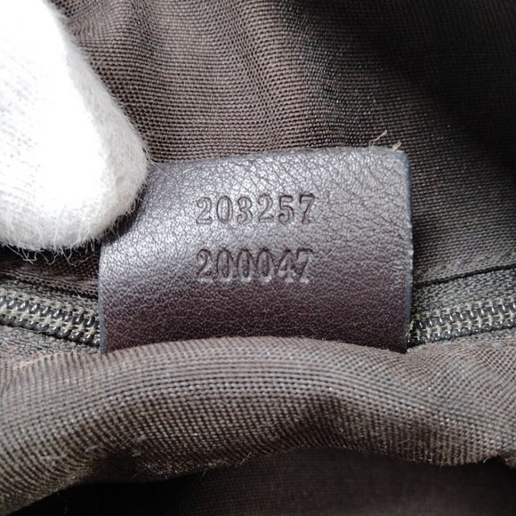 100% Authentic Gucci Brown Canvas Crossbody Bag - Picture 9 of 9